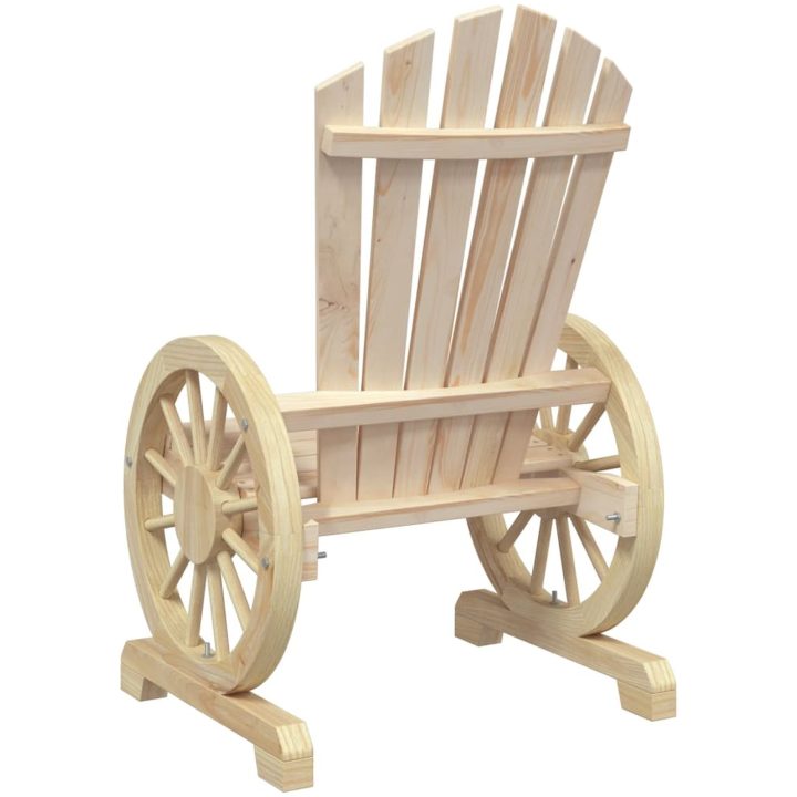 Adirondackstolar 2 st massivt granträ vidaXL – bild 7