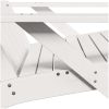 Adirondackstolar 2 st vit 75x77x77 cm massiv furu vidaXL – miniatyr 7