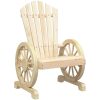 Adirondackstolar 4 st massivt granträ vidaXL – miniatyr 4