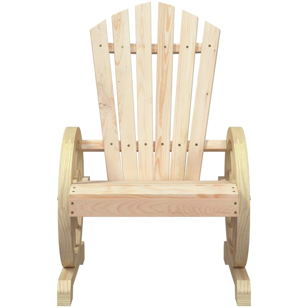 Adirondackstolar 4 st massivt granträ vidaXL – bild 5