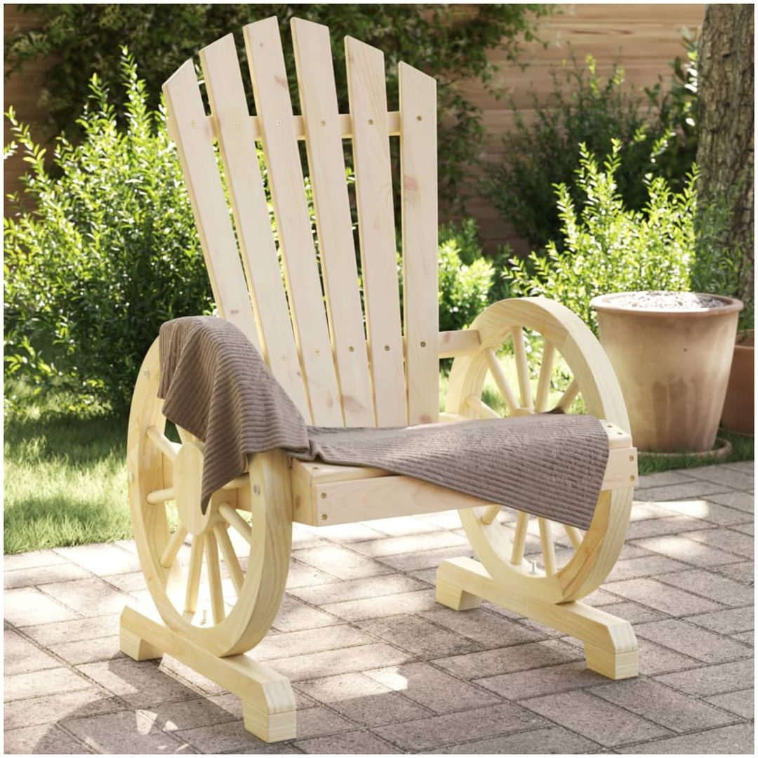 Adirondackstolar 4 st massivt granträ vidaXL