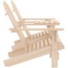 Adirondackstolar med bord massivt granträ vidaXL – miniatyr 3
