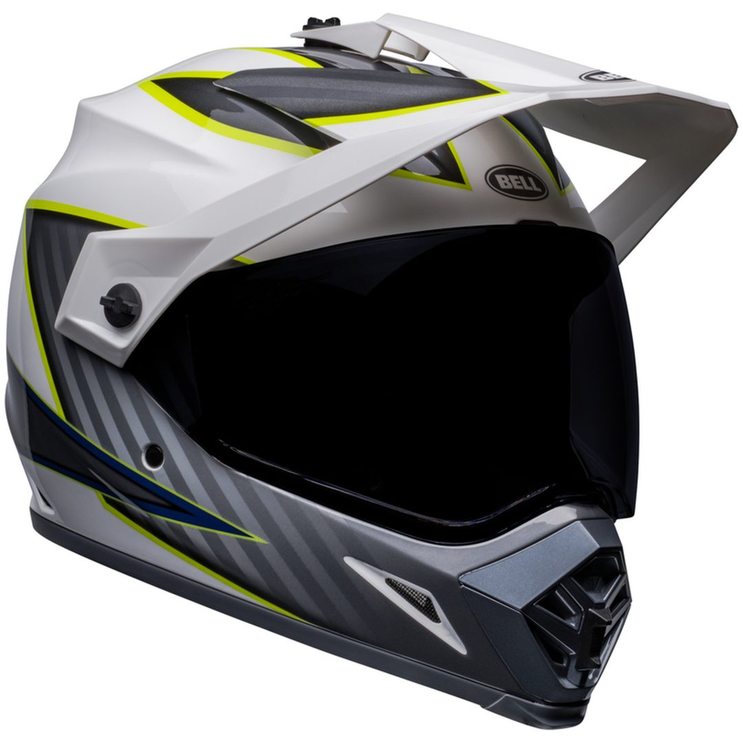 Adventure Hjälm MX-9 Dalton MIPS CE Neongul/Vit Bell XXXL – bild 12