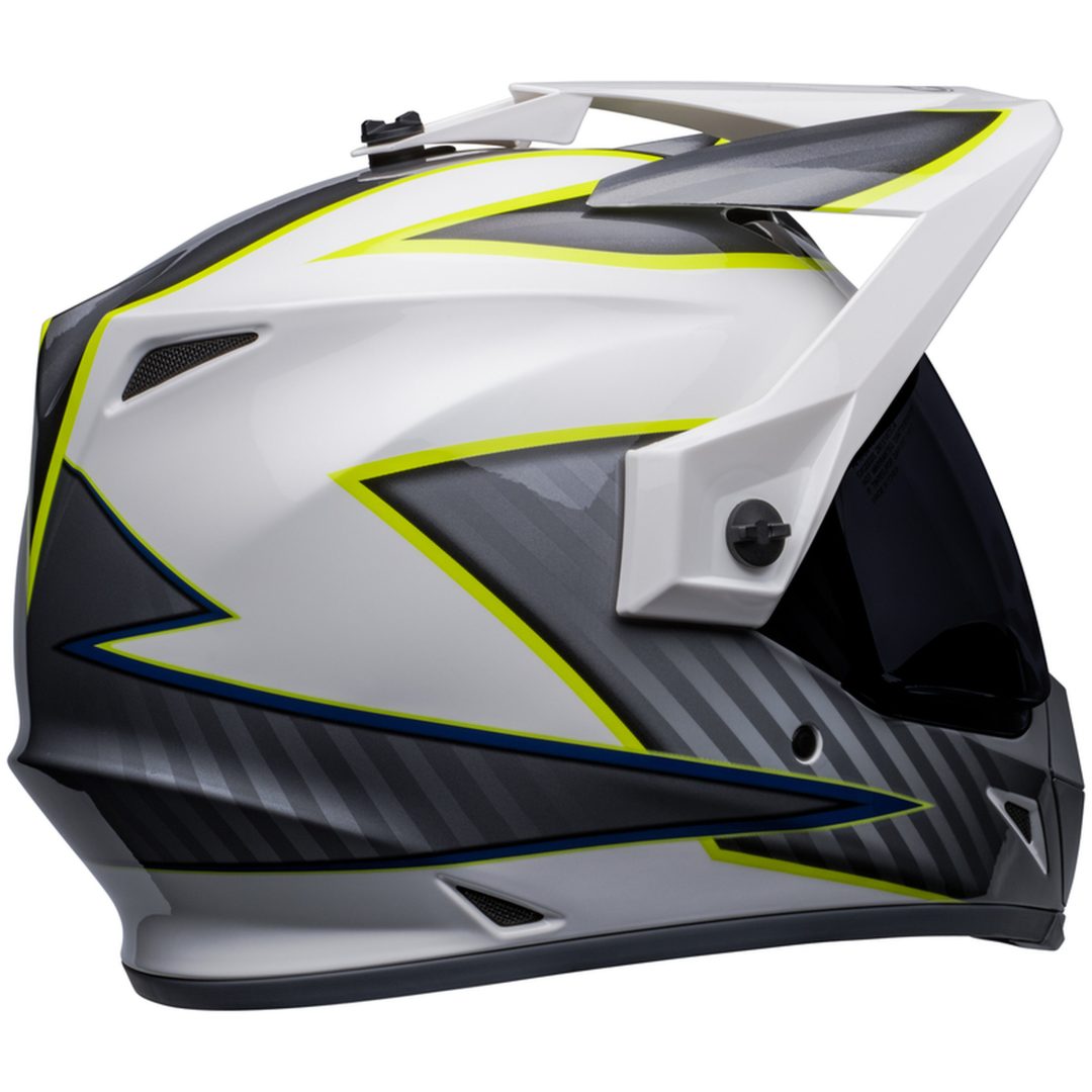 Adventure Hjälm MX-9 Dalton MIPS CE Neongul/Vit Bell XXXL – bild 11