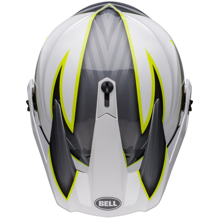Adventure Hjälm MX-9 Dalton MIPS CE Neongul/Vit Bell XXXL – bild 10
