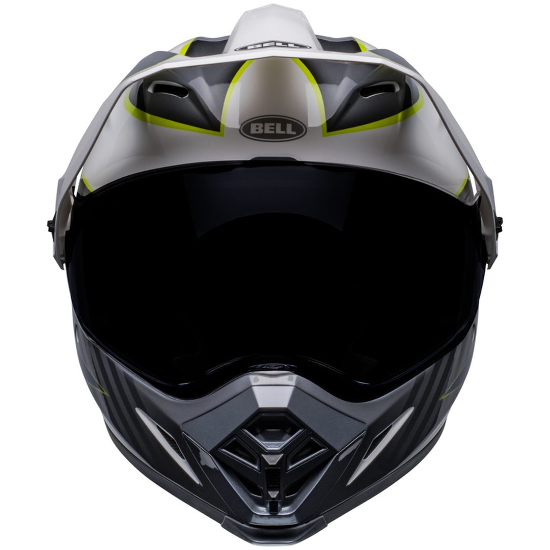 Adventure Hjälm MX-9 Dalton MIPS CE Neongul/Vit Bell XXXL – bild 8