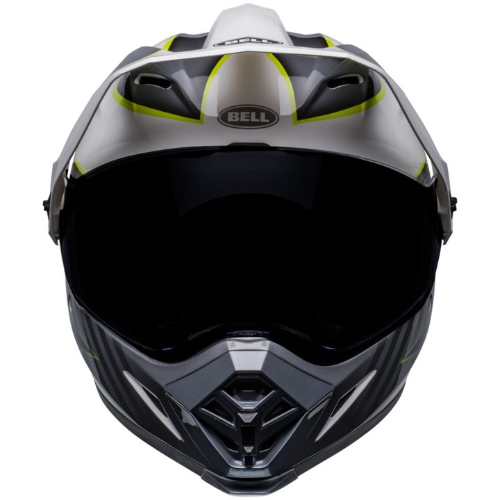 Adventure Hjälm MX-9 Dalton MIPS CE Neongul/Vit Bell XXXL – bild 8
