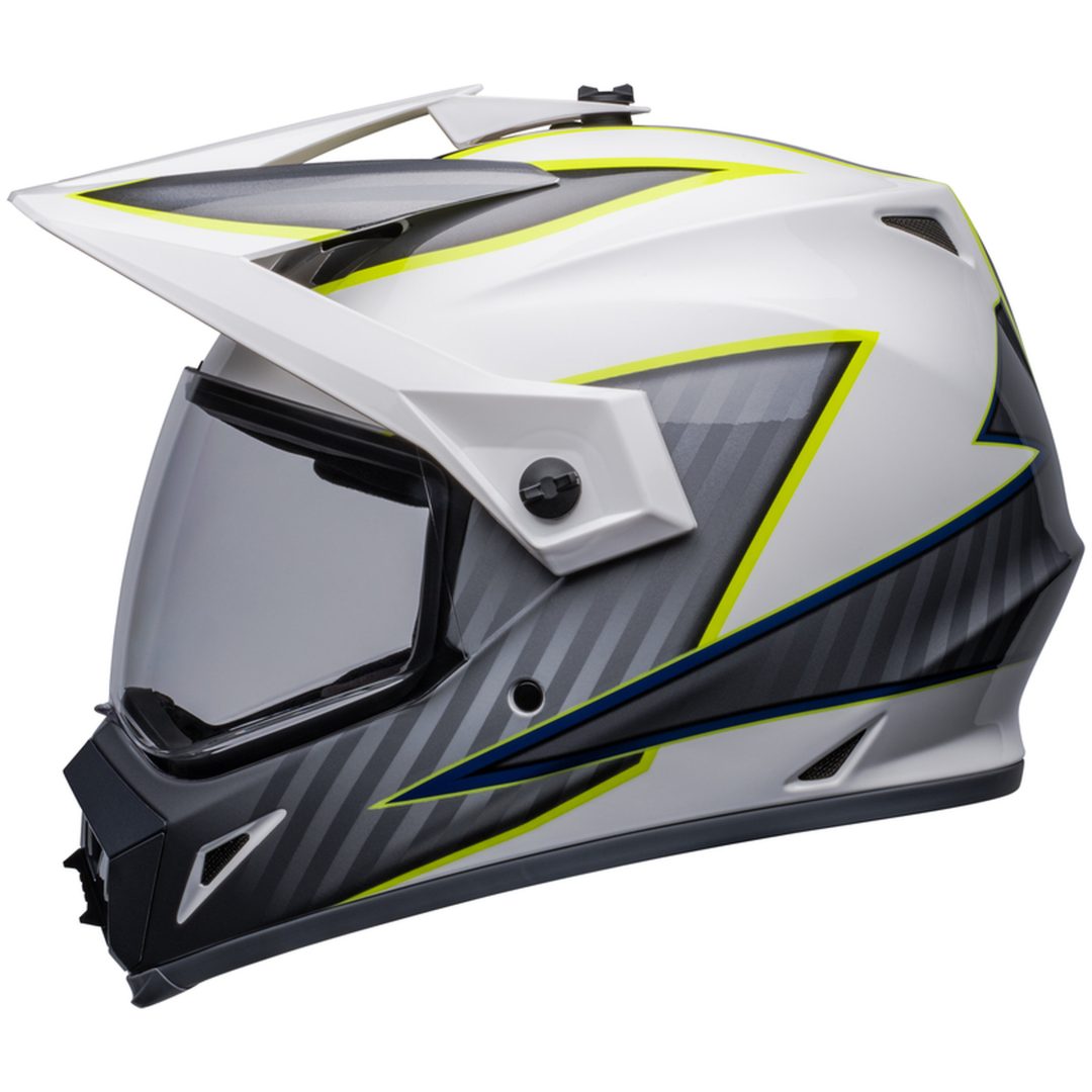 Adventure Hjälm MX-9 Dalton MIPS CE Neongul/Vit Bell XXXL – bild 7