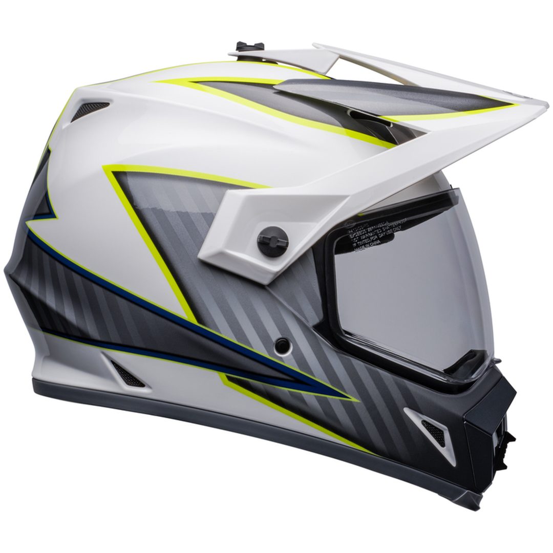 Adventure Hjälm MX-9 Dalton MIPS CE Neongul/Vit Bell XXXL – bild 6