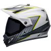 Adventure Hjälm MX-9 Dalton MIPS CE Neongul/Vit Bell XXXL – miniatyr 5