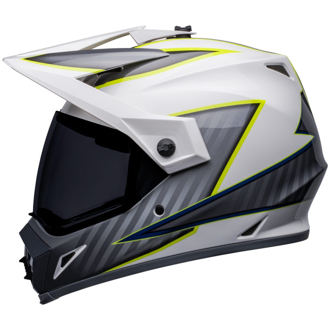Adventure Hjälm MX-9 Dalton MIPS CE Neongul/Vit Bell XXXL – bild 5
