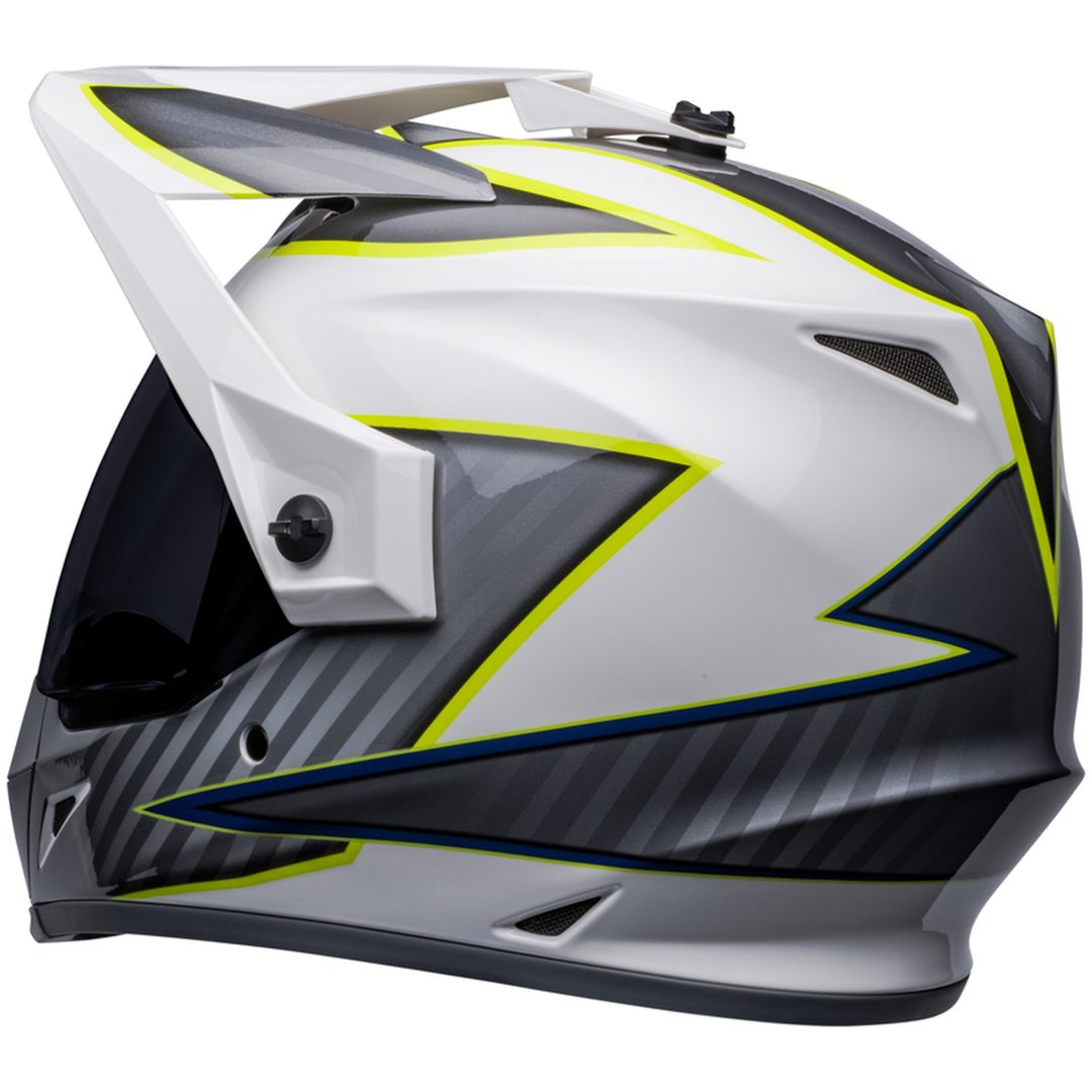 Adventure Hjälm MX-9 Dalton MIPS CE Neongul/Vit Bell XXXL – bild 2