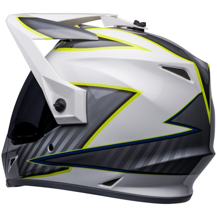 Adventure Hjälm MX-9 Dalton MIPS CE Neongul/Vit Bell XXXL – bild 2