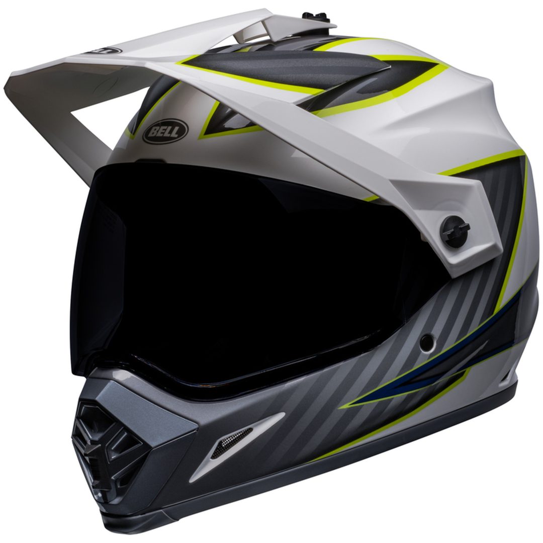 Adventure Hjälm MX-9 Dalton MIPS CE Neongul/Vit Bell XXXL