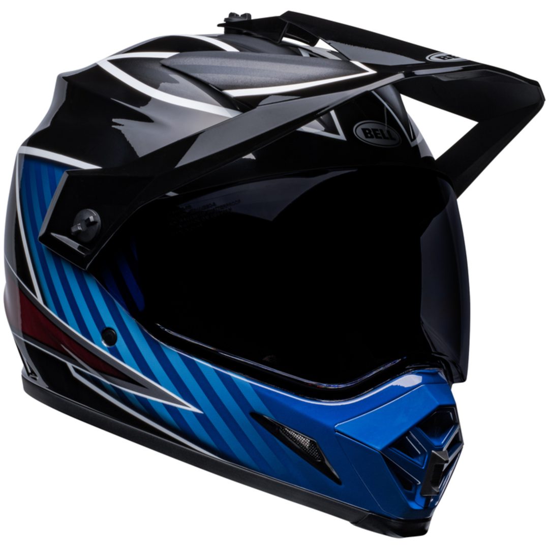 Adventure Hjälm MX-9 Dalton MIPS CE Svart/Blå Bell XXL – bild 15