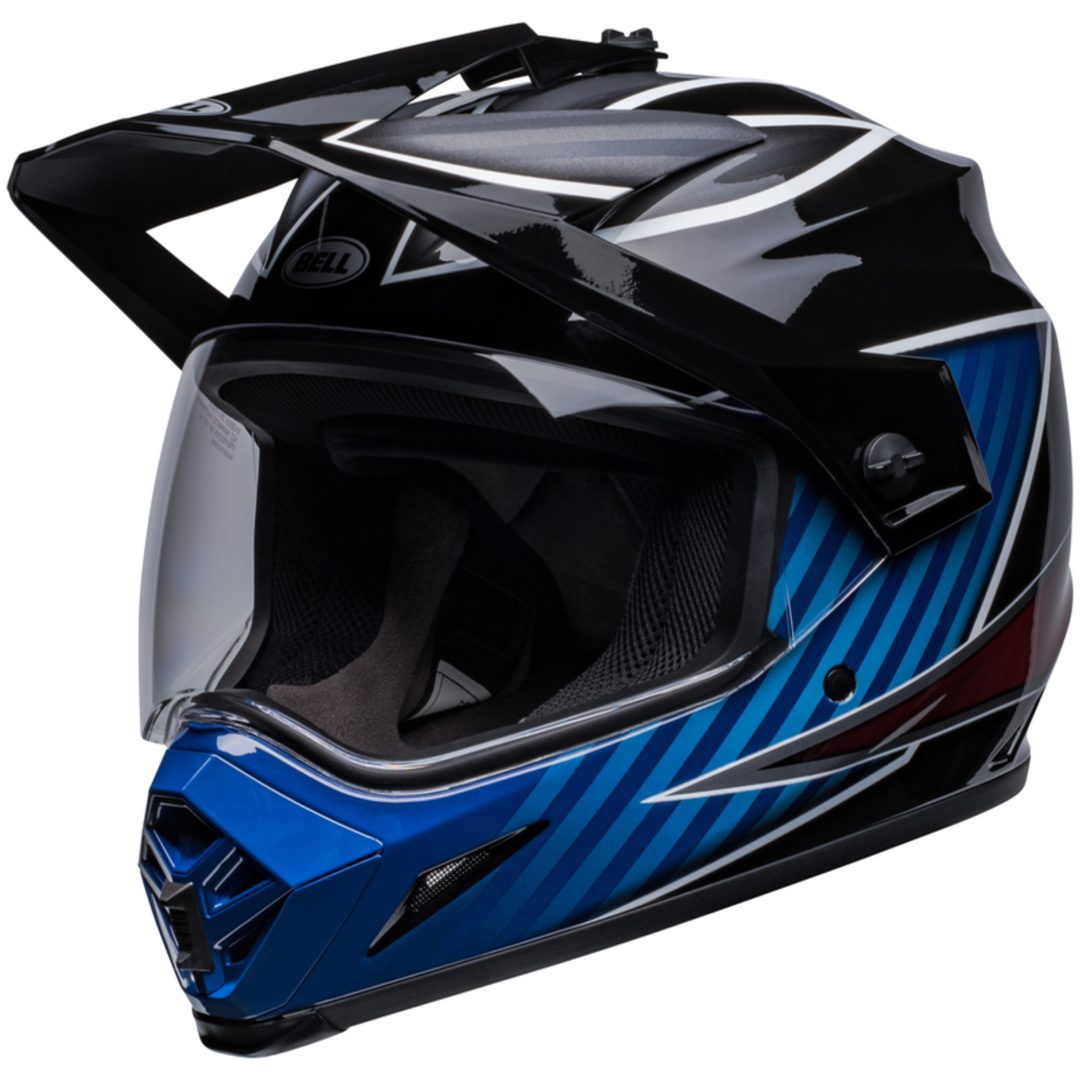 Adventure Hjälm MX-9 Dalton MIPS CE Svart/Blå Bell XXL