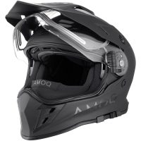 Adventurehjälm Adaptor Eluppvärmt Visir Blackout AMOQ