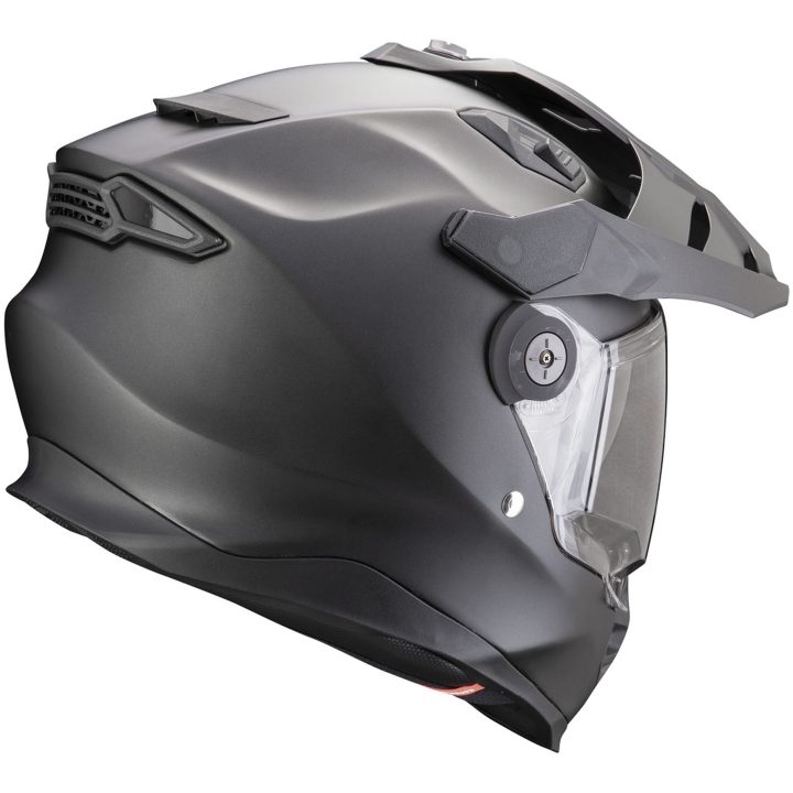 Adventurehjälm ADF-9000 Evo AIR Solid Svart Matt Scorpion s – bild 2