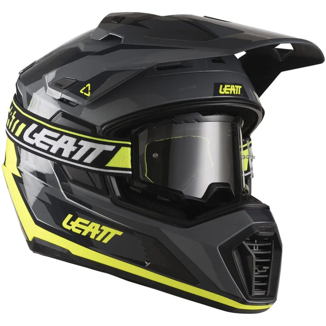 Adventurehjälm ADV 7.5 Hi-Viz Gul Leatt M (57-58cm)