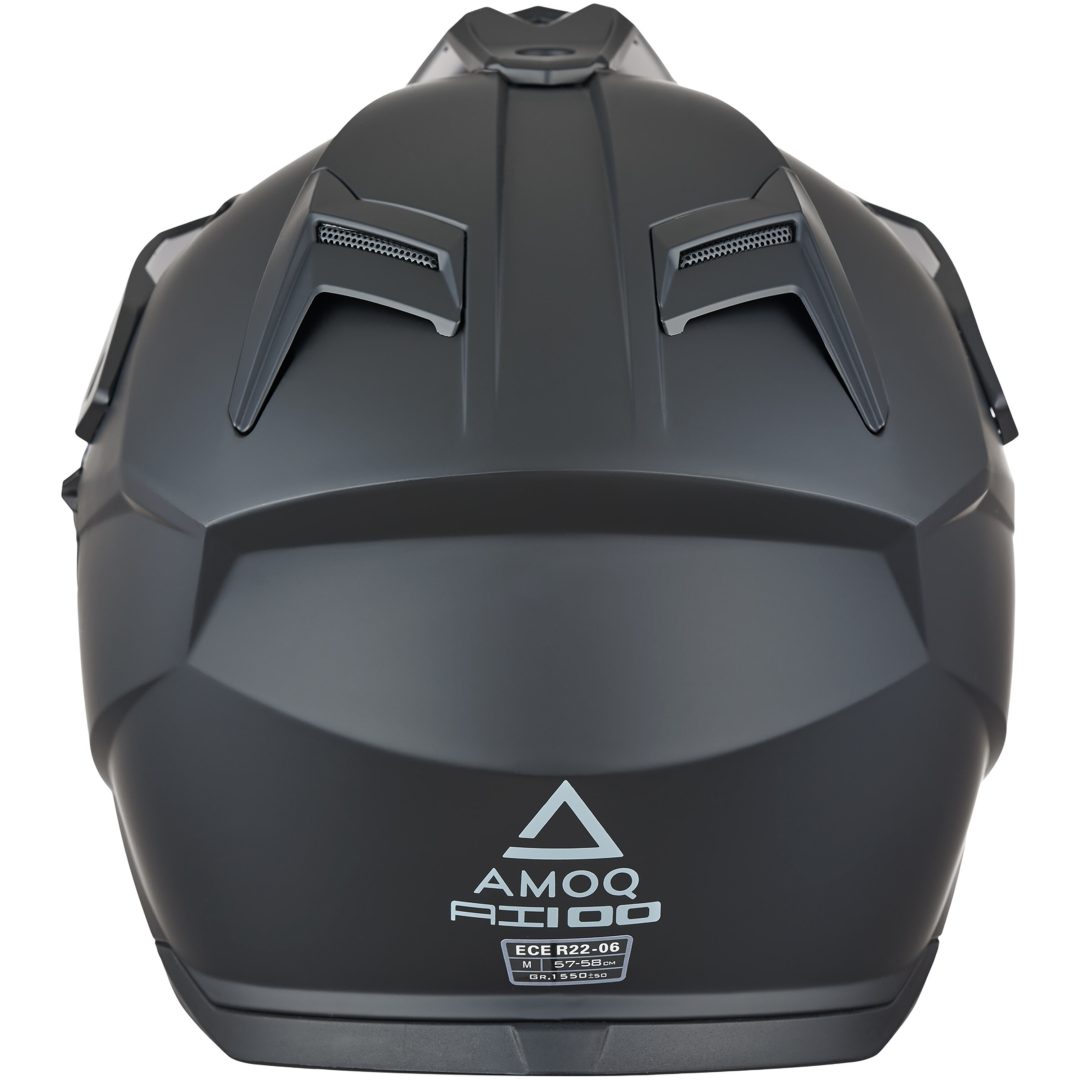 Adventurehjälm AI100 Svart Matt AMOQ XS – bild 3