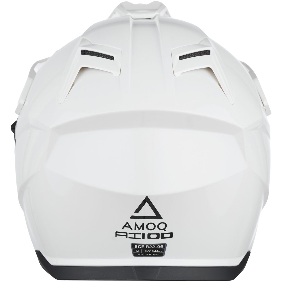 Adventurehjälm AI100 Vit AMOQ XS – bild 3