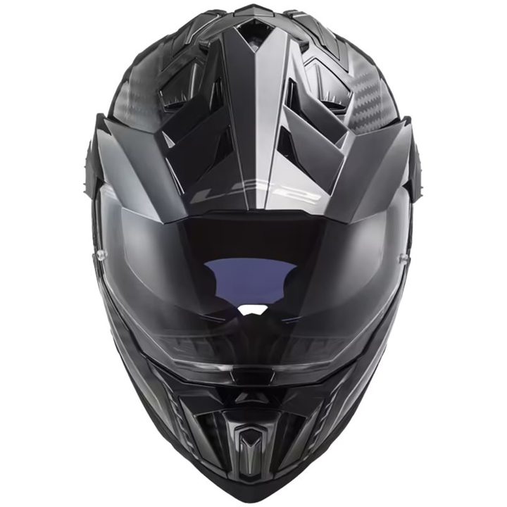 Adventurehjälm Mx701 Explorer Carbon Svart LS2 Medium – bild 3