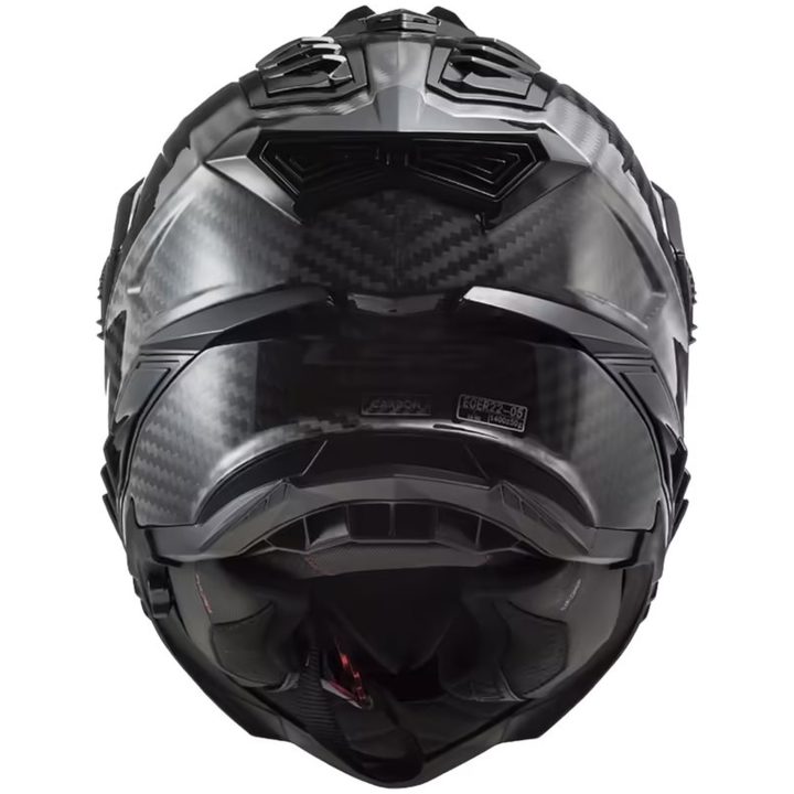 Adventurehjälm Mx701 Explorer Carbon Svart LS2 Medium – bild 4