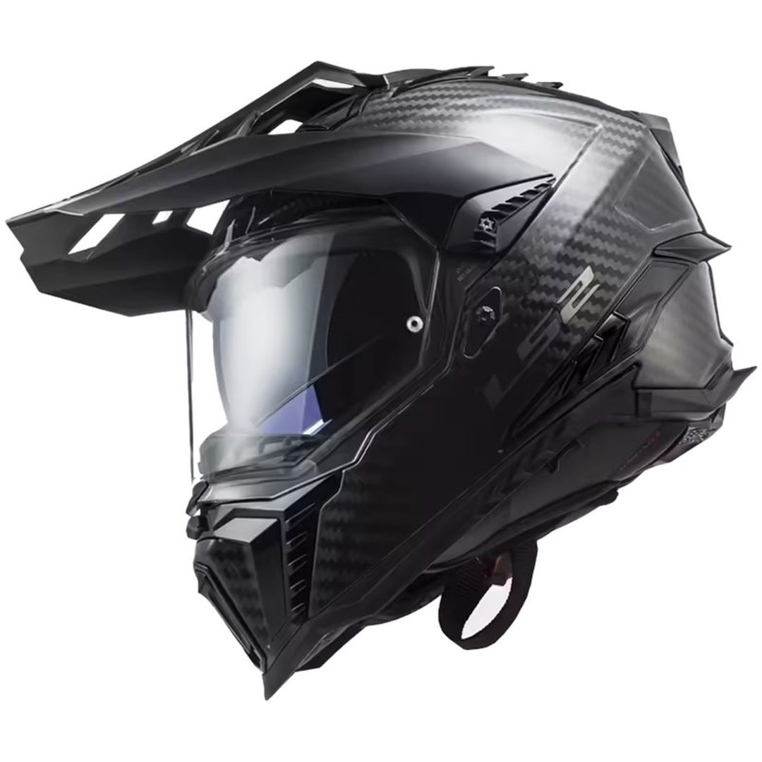 Adventurehjälm Mx701 Explorer Carbon Svart LS2 Medium – bild 5