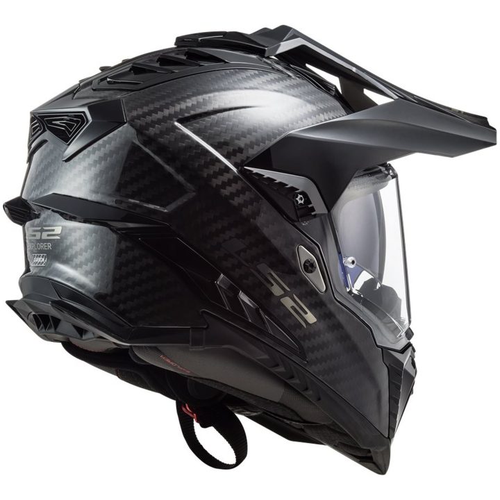 Adventurehjälm Mx701 Explorer Carbon Svart LS2 Medium – bild 7