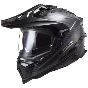 Adventurehjälm Mx701 Explorer Carbon Svart LS2