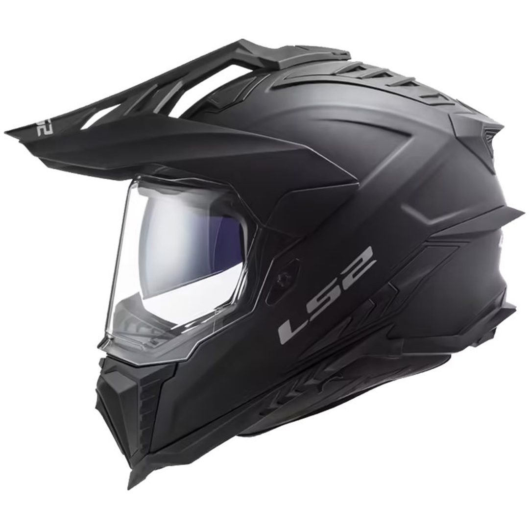 Adventurehjälm Mx701 Explorer Mattsvart LS2 3XL – bild 2