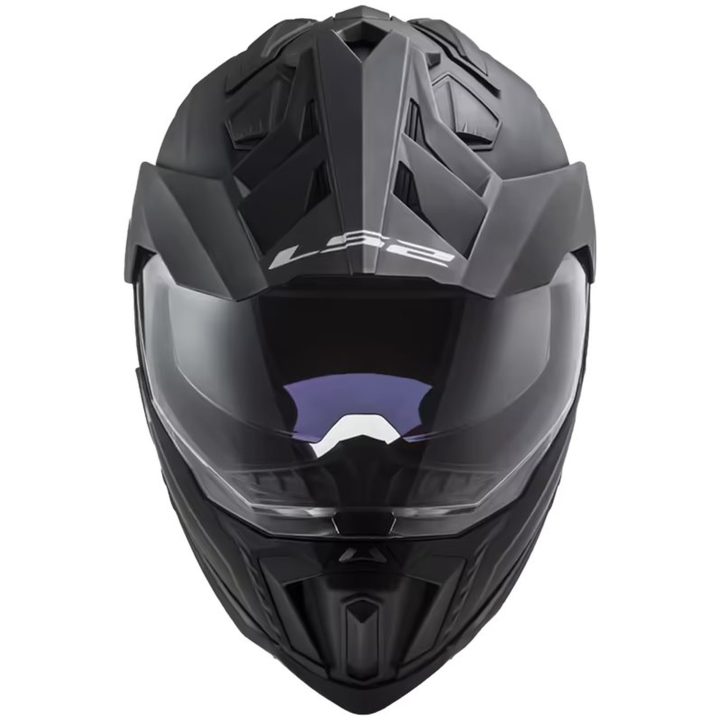 Adventurehjälm Mx701 Explorer Mattsvart LS2 3XL – bild 3