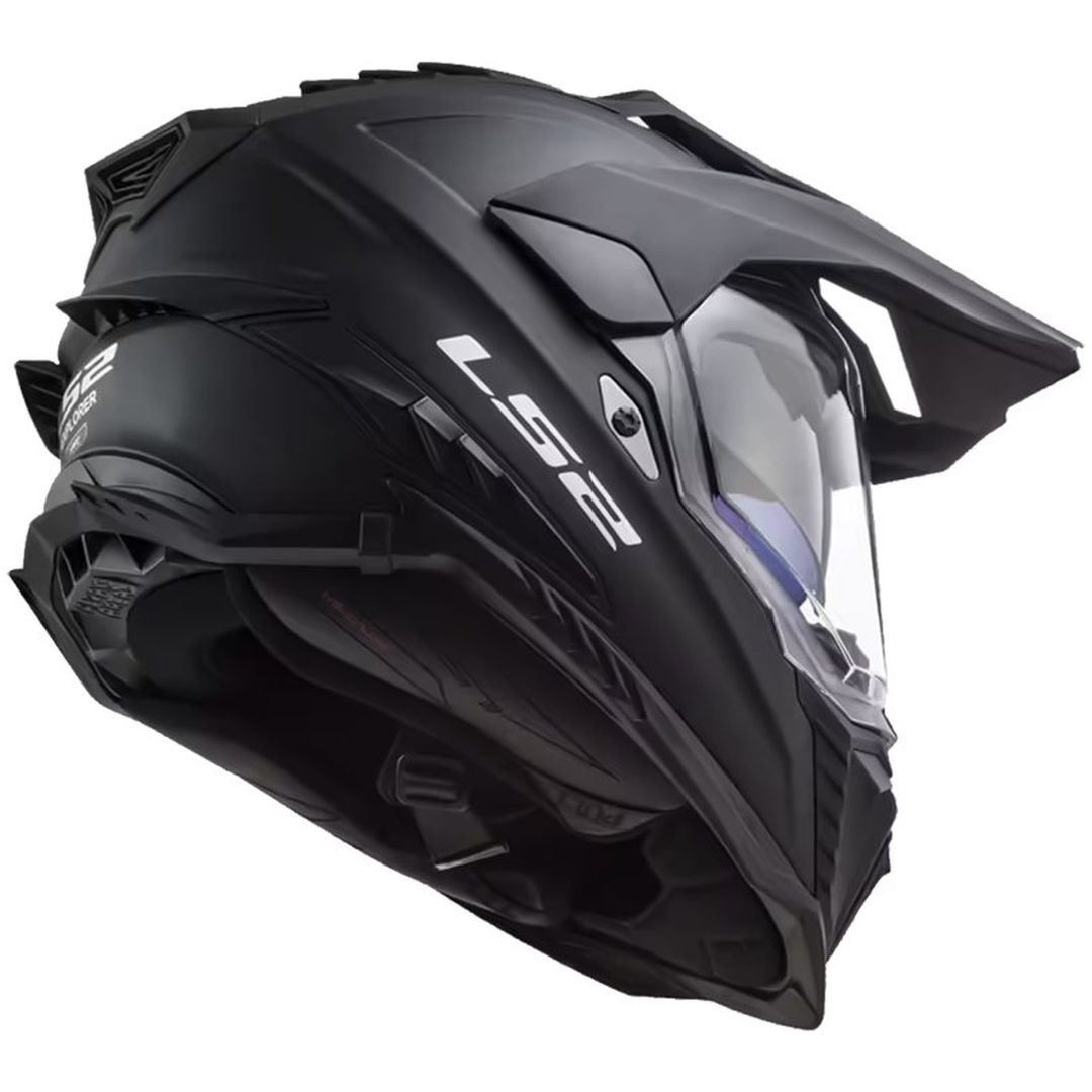 Adventurehjälm Mx701 Explorer Mattsvart LS2 3XL – bild 5