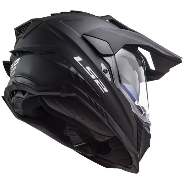 Adventurehjälm Mx701 Explorer Mattsvart LS2 3XL – bild 5