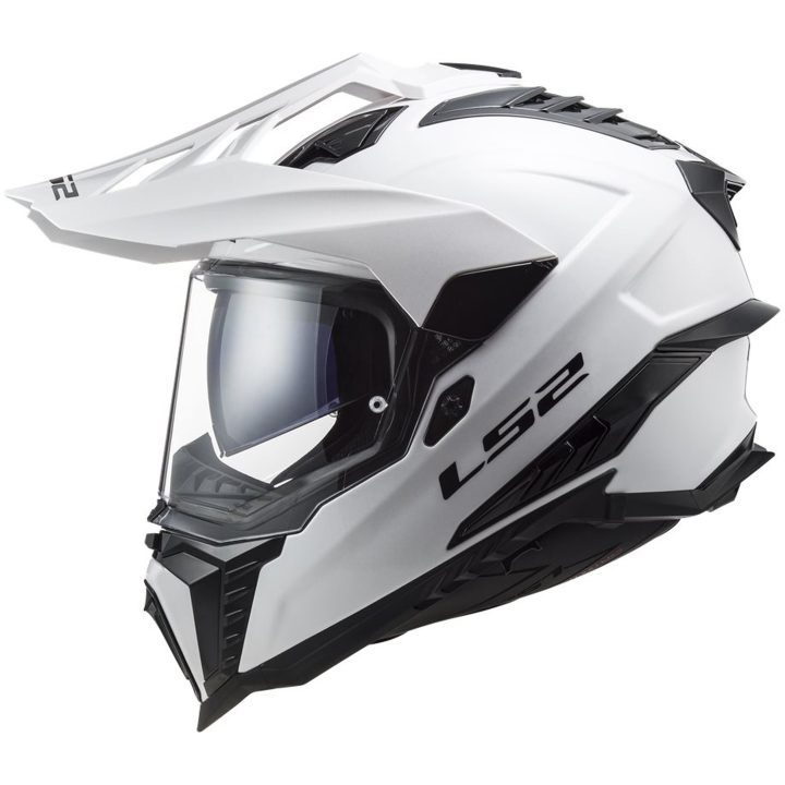 Adventurehjälm Mx701 Explorer Vit LS2 Medium – bild 2