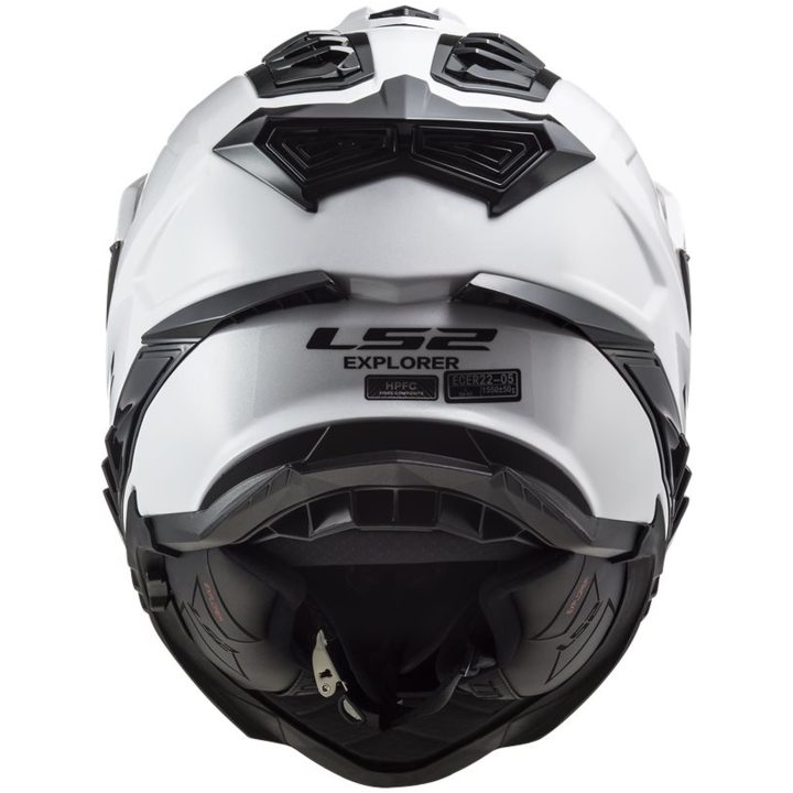 Adventurehjälm Mx701 Explorer Vit LS2 Medium – bild 3