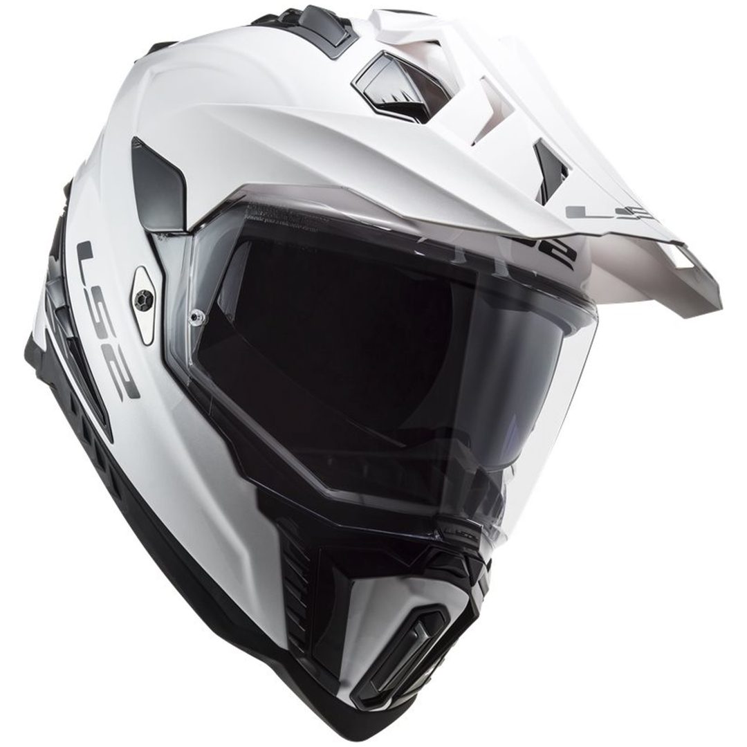 Adventurehjälm Mx701 Explorer Vit LS2 Medium – bild 5