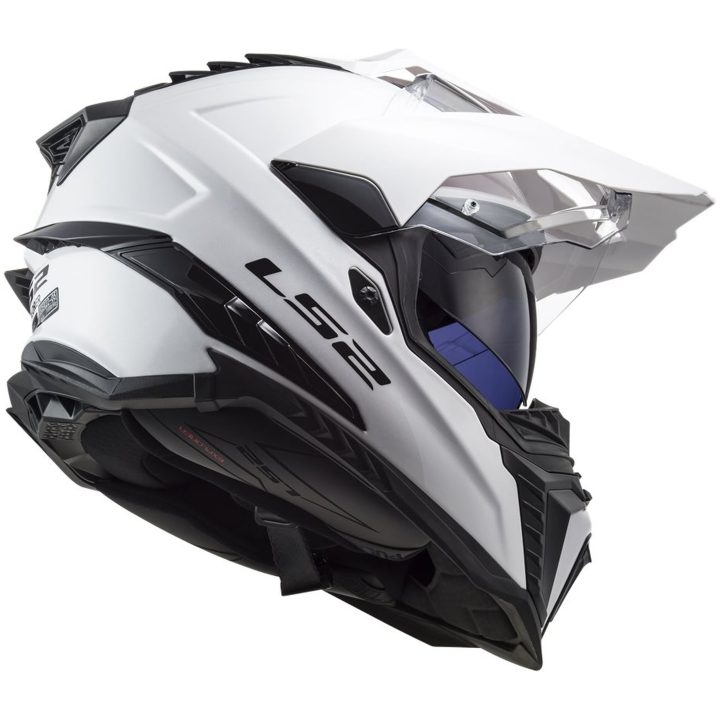 Adventurehjälm Mx701 Explorer Vit LS2 Medium – bild 6