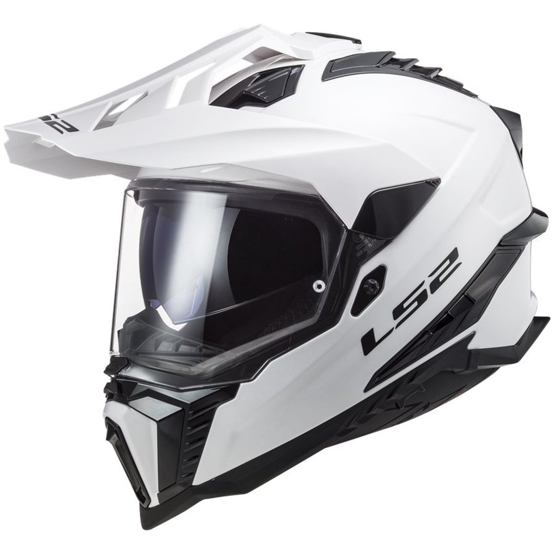 Adventurehjälm Mx701 Explorer Vit LS2 Medium