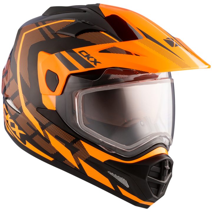 Adventurehjälm Quest RSV Moosek Orange CKX XS – bild 4