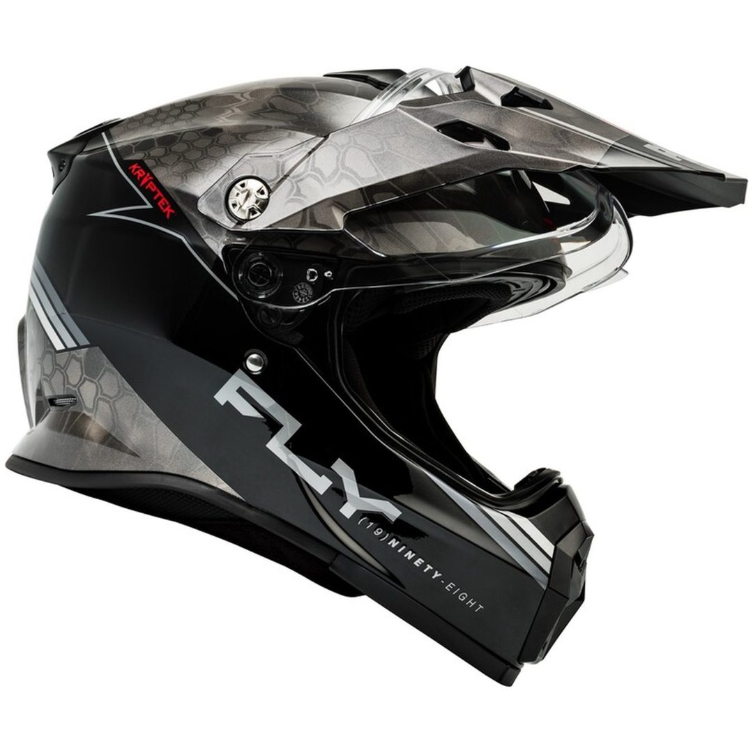 Adventurehjälm Trekker Kryptek Conceal Svart/grå/vit FLY RACING s – bild 2