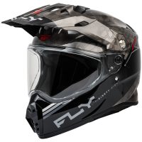 Adventurehjälm Trekker Kryptek Conceal Svart/grå/vit FLY RACING