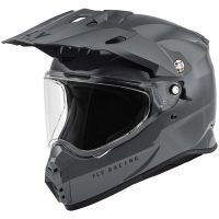 Adventurehjälm Trekker Solid Grå FLY RACING