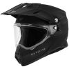 Adventurehjälm Trekker Solid Matt Svart FLY RACING XS – miniatyr 1