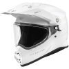 Adventurehjälm Trekker Solid Vit FLY RACING s – miniatyr 1