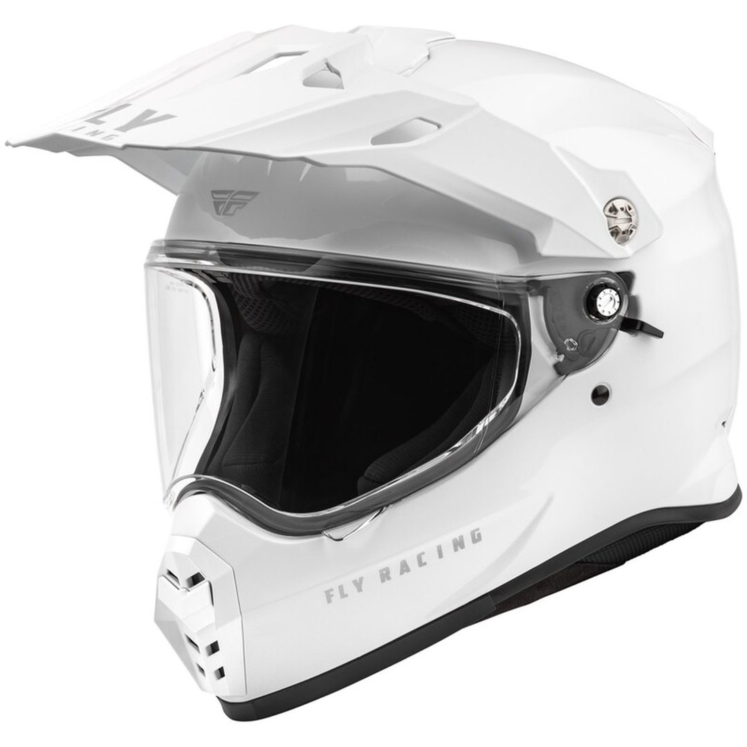 Adventurehjälm Trekker Solid Vit FLY RACING s