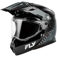 Adventurehjälm Trekker Svart Grå FLY RACING