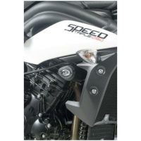 Aero Crash Protectors Black Triumph Speed Triple 1050/R / Speed 94/R R&G Racing