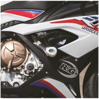 Aero Race Crash Protectors Black BMW S1000RR R&G Racing