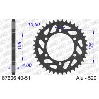 AFAM Alu Standard Rear Sprocket - 520